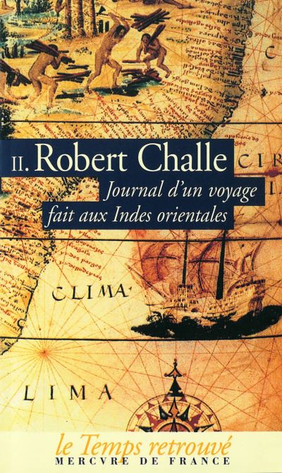 couverte du journal d'un voyage aux Indes de Robert Challes